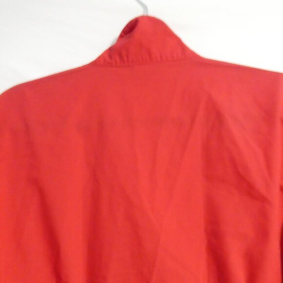 ISAAC'S DESIGNS | large | Red Button Up Blouse - Picture 11 of 16